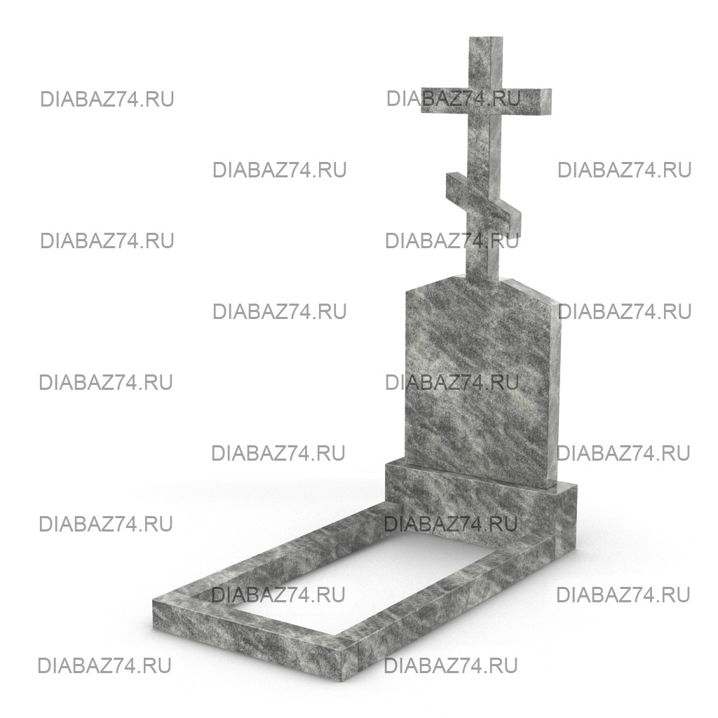 Крест из мрамора КР2М